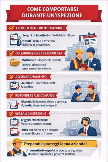 come comportarsi in fase di ispezione del cantiere