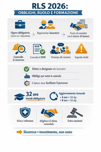 infografica chi è e cosa fa il rls