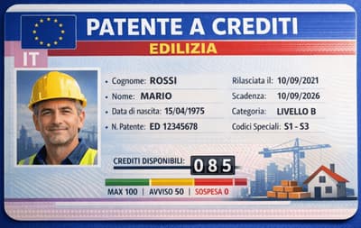 patente a crediti edilizia
